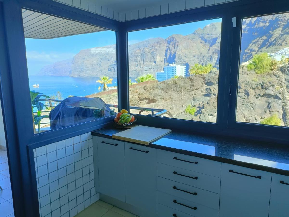 Luxury Los Gigantes Apartment Puerto de Santiago  Dış mekan fotoğraf